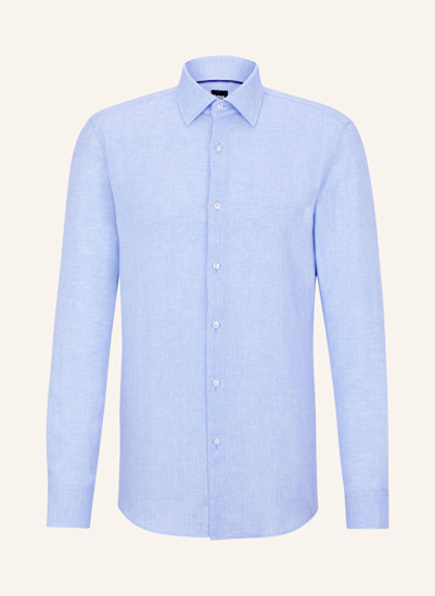 BOSS Leinenhemd HANK Slim Fit