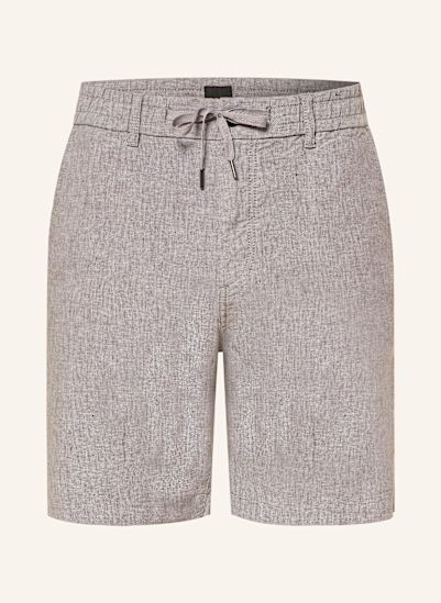 BOSS Chinoshorts Tapered Fit mit Leinen