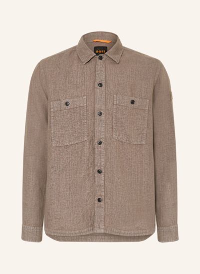 BOSS Leinen-Overshirt LOCKY