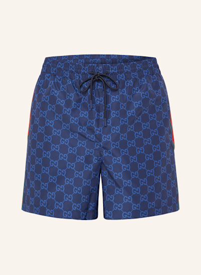 GUCCI Badeshorts mit Galonstreifen