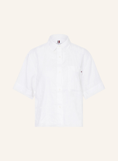 TOMMY HILFIGER Hemdbluse aus Leinen
