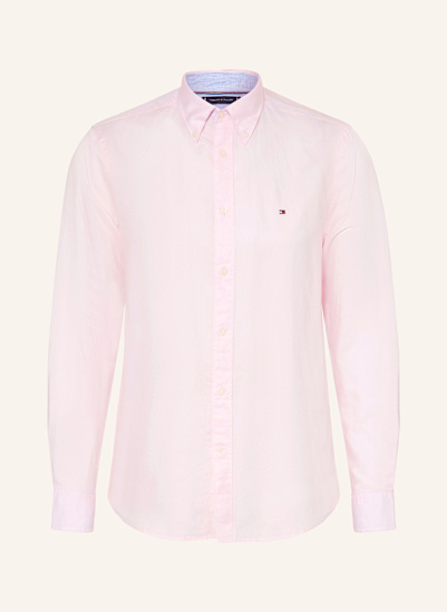 TOMMY HILFIGER Hemd Comfort Fit mit Leinen