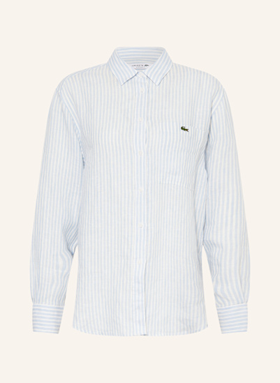 LACOSTE Hemdbluse aus Leinen