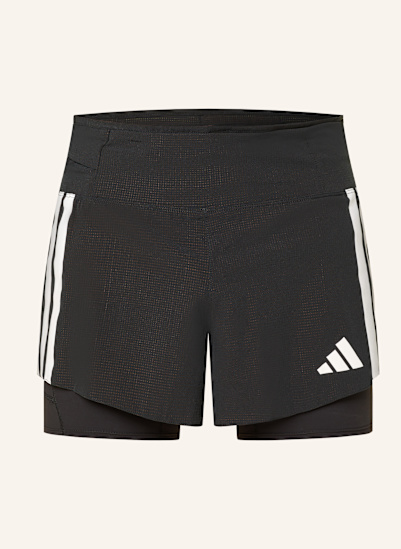 adidas 2-in-1-Laufshorts ADIZERO RUNNING 2-IN-1 GEL POCKET