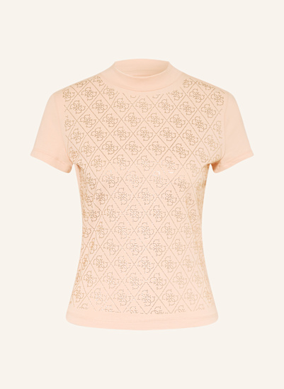 GUESS T-Shirt mit Schmucksteinen