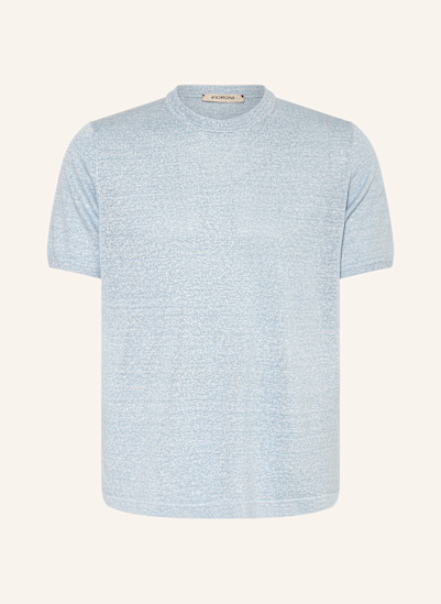 FIORONI Strickshirt mit Leinen
