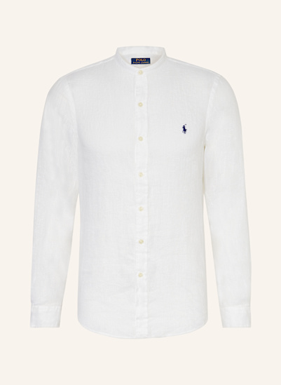 POLO RALPH LAUREN Leinenhemd mit Stehkragen Slim Fit