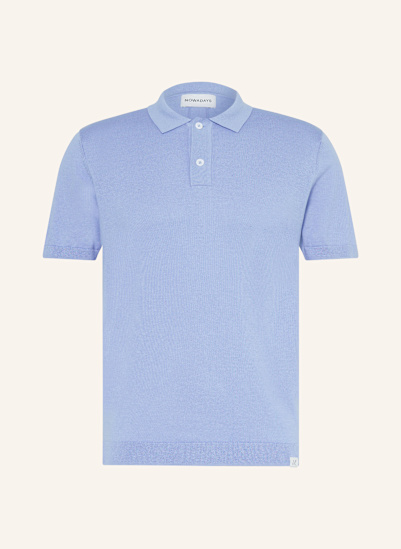 NOWADAYS Strick-Poloshirt mit Seide