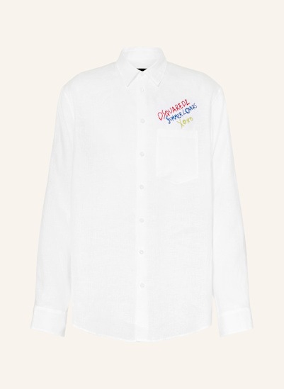 DSQUARED2 Leinenhemd Comfort Fit