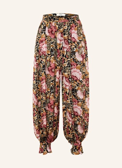 Chloé Seidenhose mit Rüschen