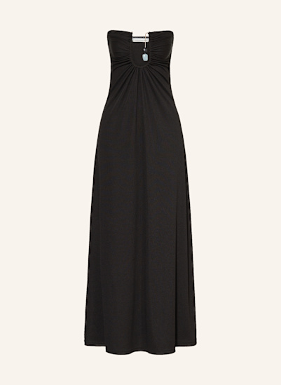 CHRISTOPHER ESBER Off-shoulder dress HELIX CRYSTAL with cut-out