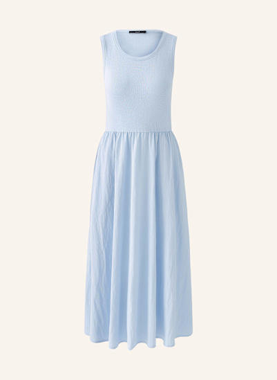 oui Kleid im Materialmix