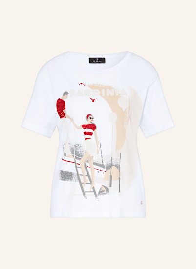 monari T-Shirt mit Schmucksteinen
