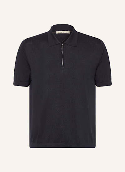 MAURIZIO  BALDASSARI Strick-Poloshirt mit Seide