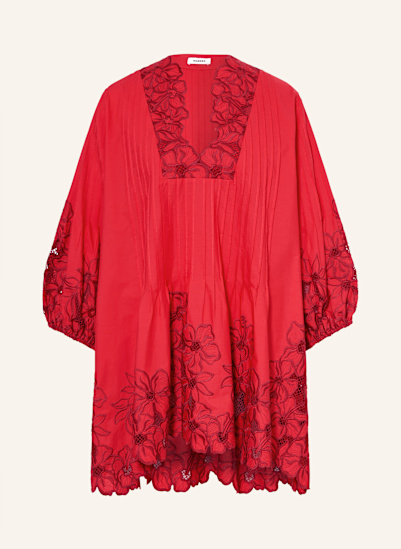 SANDRO Kleid mit Lochspitze