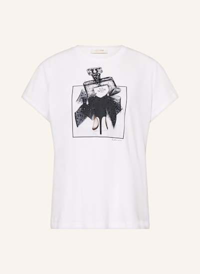 CATNOIR T-Shirt mit Schmucksteinen