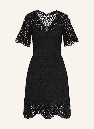 maje Häkelkleid mit Cut-outs