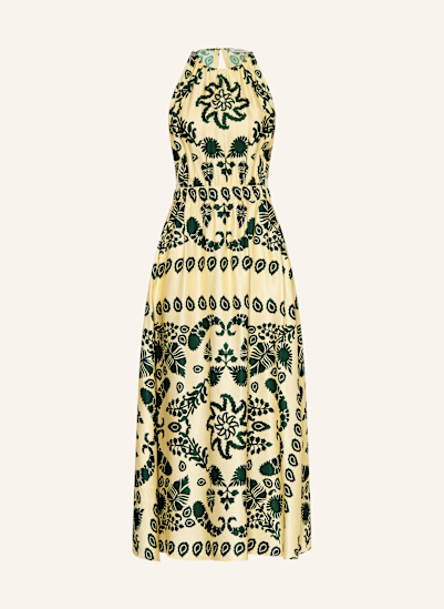 SANDRO Satinkleid mit Cut-outs
