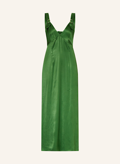 SANDRO Satinkleid mit Cut-out