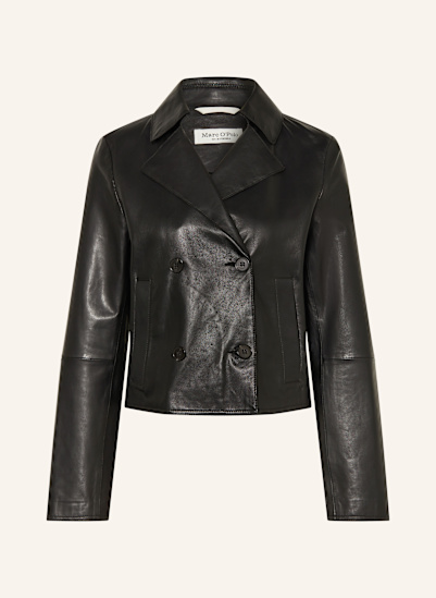 Marc O'Polo Trench-Jacke aus Leder