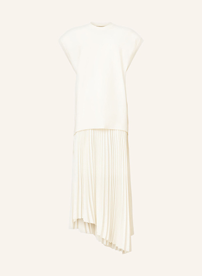 ALLSAINTS Set: Pleated dress and knit shirt