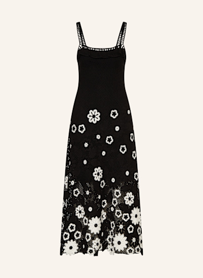 maje Häkelkleid mit Rüschen