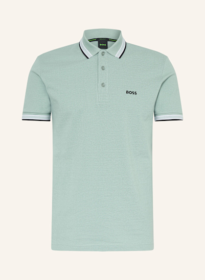 BOSS Piqué-Poloshirt PADDY CURVED Regular Fit