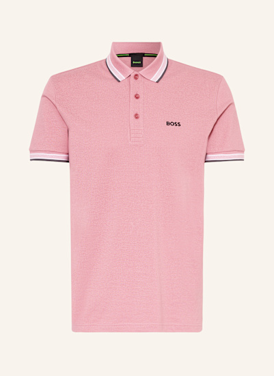 BOSS Piqué-Poloshirt PADDY CURVED Regular Fit