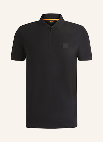 BOSS Piqué-Poloshirt PASSERZIP
