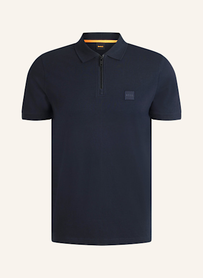 BOSS Piqué-Poloshirt PASSERZIP