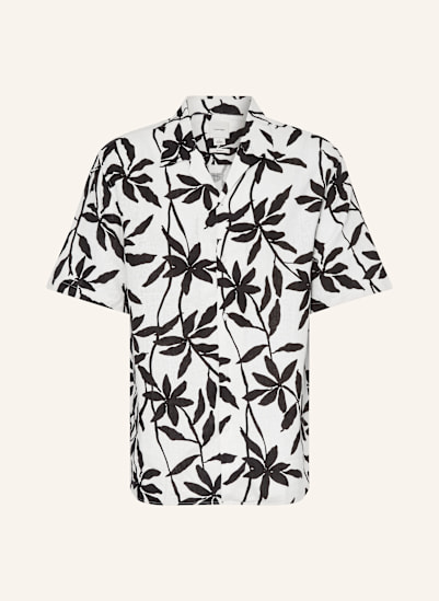 Calvin Klein Resorthemd Relaxed Fit mit Leinen