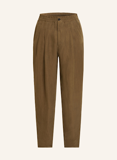 GIORGIO ARMANI Hose Extra Slim Fit mit Leinen