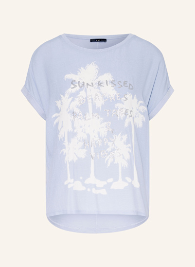 oui T-Shirt im Materialmix