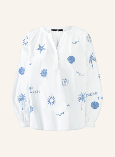 oui Blusenshirt mit Rüschen