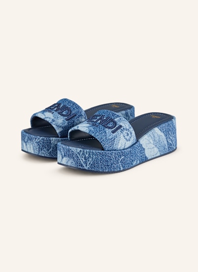 FENDI Plateau-Pantoletten