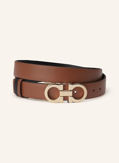 FERRAGAMO Ledergürtel zum Wenden