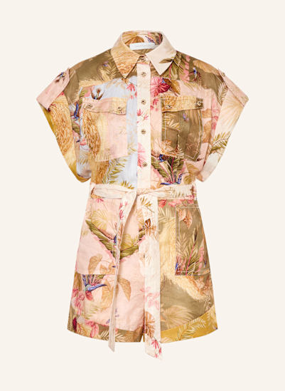 ZIMMERMANN Leinen-Jumpsuit ASCENSION