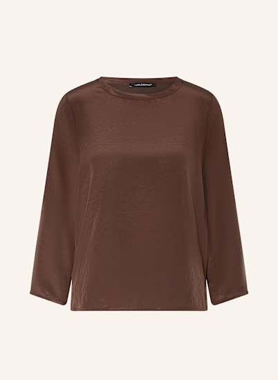 LUISA CERANO Blusenshirt aus Satin mit 3/4-Arm