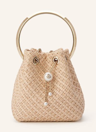 JIMMY CHOO Handtasche BON BON mit Glitzergarn