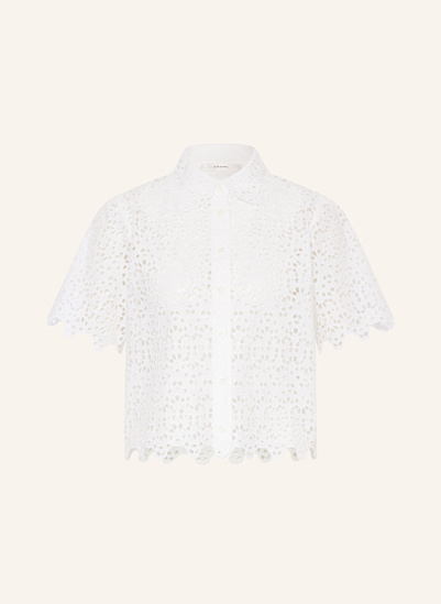 FRAME Bluse THE DECO aus Lochspitze