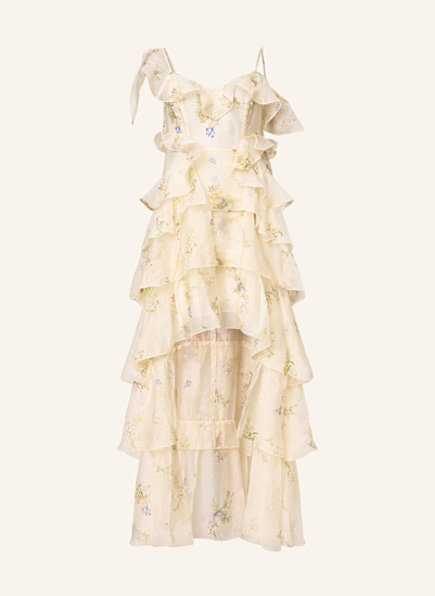 ALLSAINTS Abendkleid SIENNA mit Volants