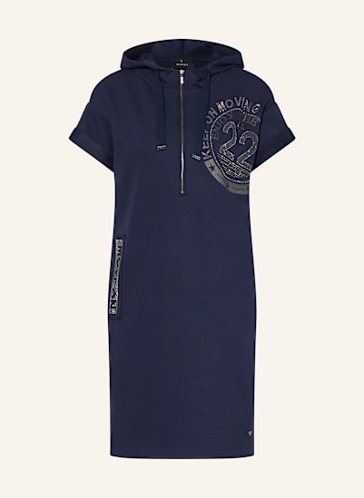 monari Sweatkleid mit Schmucksteinen