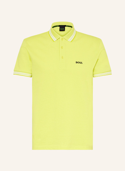 BOSS Piqué-Poloshirt PADDY CURVED Regular Fit