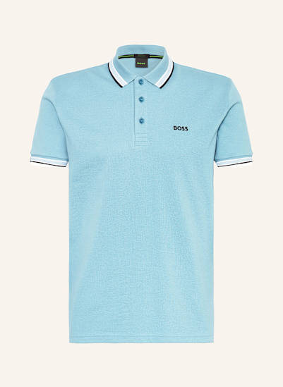 BOSS Piqué-Poloshirt PADDY CURVED Regular Fit