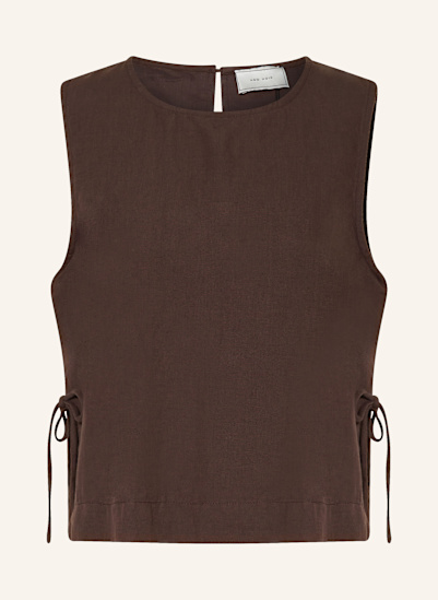 NEO NOIR Top SVETLANA mit Leinen