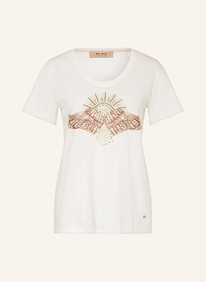 MOS MOSH T-Shirt MMNADINE mit Schmuckperlen und Pailletten