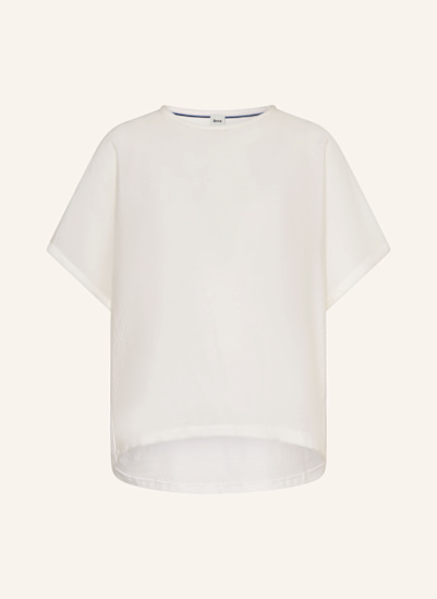 BRAX Oversized-Blusenshirt CARA im Materialmix