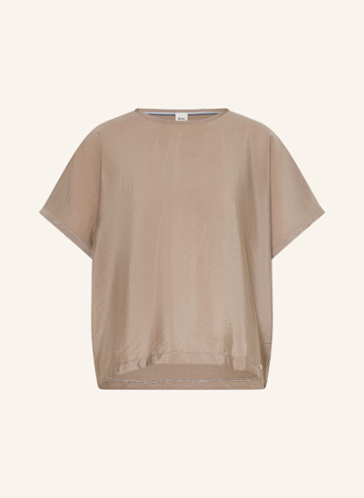 BRAX Oversized-Blusenshirt CARA im Materialmix