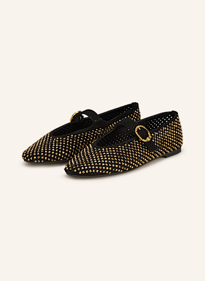 KURT GEIGER Ballerinas MAYFAIR mit Schmucksteinen