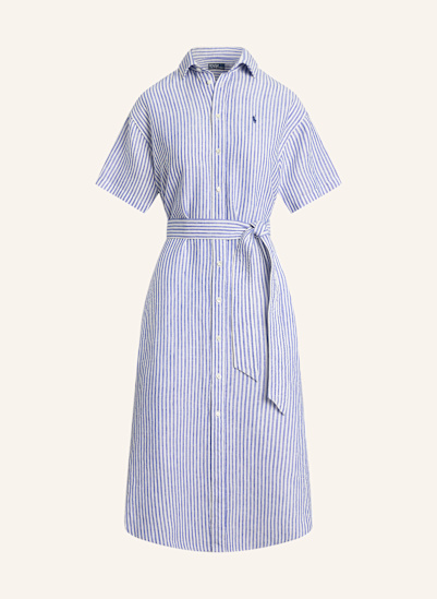 POLO RALPH LAUREN Hemdblusenkleid aus Leinen
